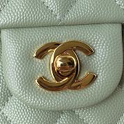 Chanel CF25 Mint Caviar Gold Hardware - 2