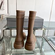 Balenciaga Crocs Brown Rain Boots - 2