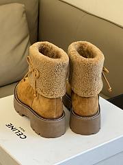 Celine Suede Ankle Boots - 3