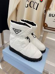 Prada Soft White Boots - 2