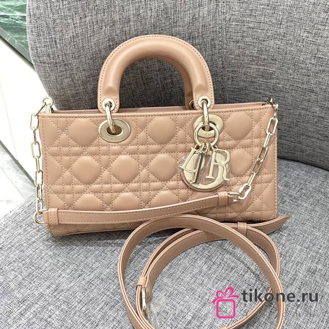 Dior Lady D-Joy Light Pink Bag - 26x13.5x5cm - 1