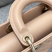 Dior Lady D-Joy Light Pink Bag - 26x13.5x5cm - 5