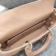 Dior Lady D-Joy Light Pink Bag - 26x13.5x5cm - 4