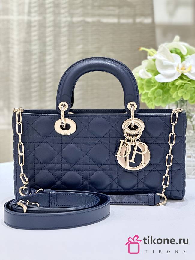 Dior Lady D-Joy Navy Bag - 26x13.5x5cm - 1