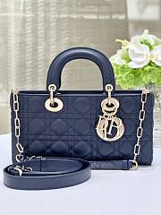 Dior Lady D-Joy Navy Bag - 26x13.5x5cm - 1