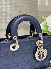 Dior Lady D-Joy Navy Bag - 26x13.5x5cm - 5