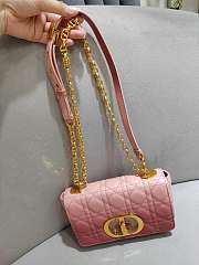 Dior Small Cario Ombre Pink Classic Flap -  22x12x7.5cm - 3