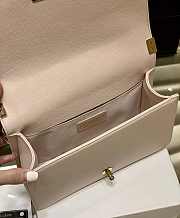 Chanel Classic Leboy Nude Pink Bag 25cm - 3