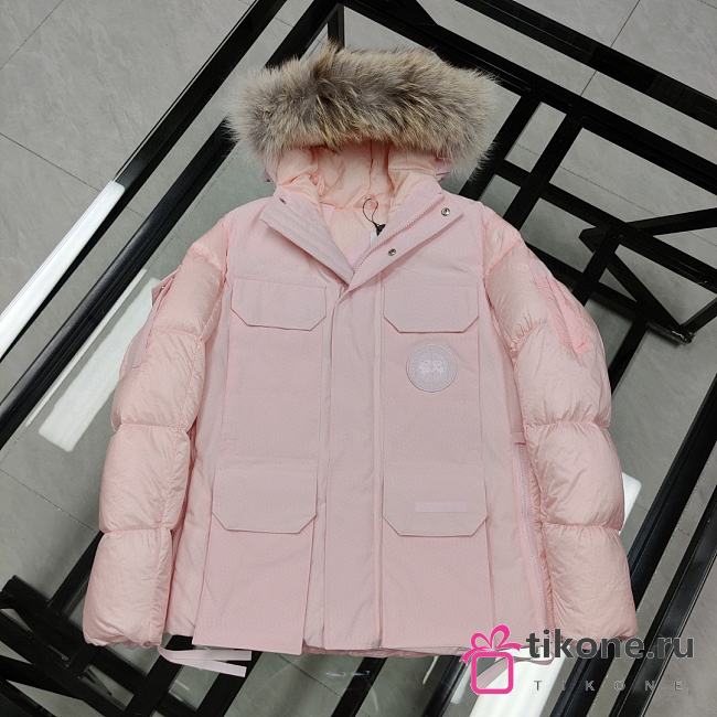 Canada Goose Fur Hood Pink Jacket - 1