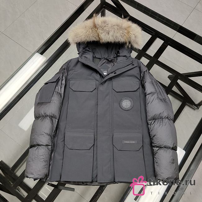 Canada Goose Fur Hood Grey Jacket  - 1