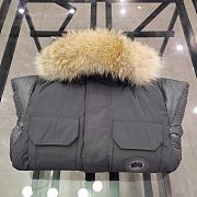 Canada Goose Fur Hood Grey Jacket  - 2