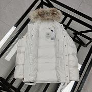 Canada Goose Fur Hood White Jacket - 1