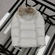 Canada Goose Fur Hood White Jacket - 3