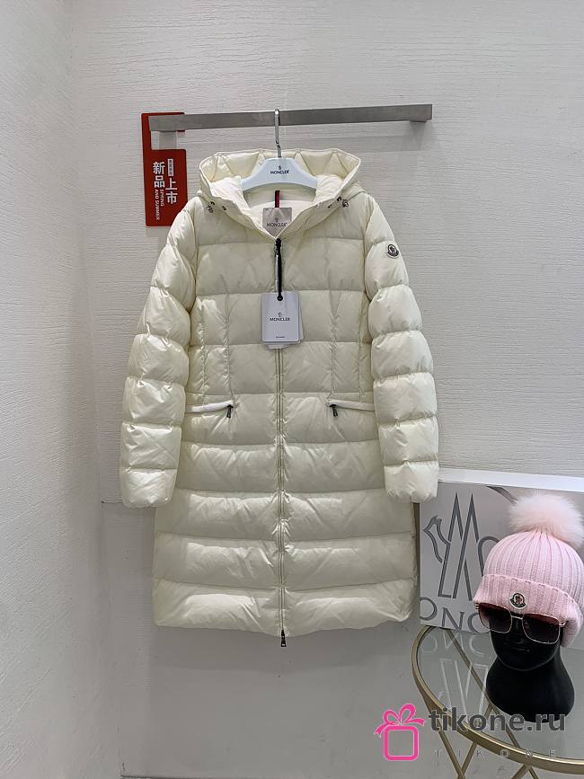 Moncler 2023 White Long Jacket - 1