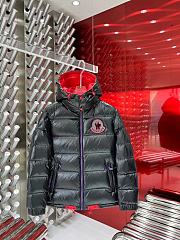 Moncler Black Down Jacket - 1