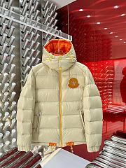 Moncler White Down Jacket - 1