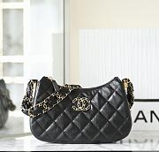 Chanel 23p Hobo Black Shoulder Bags - 1