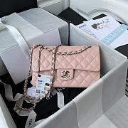 Chanel Classic Pink Caviar Silver Hardware 23cm - 1