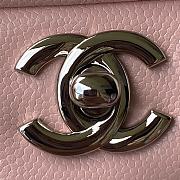 Chanel Classic Pink Caviar Silver Hardware 23cm - 4