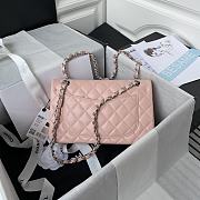 Chanel Classic Pink Caviar Silver Hardware 23cm - 2