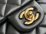 Chanel Classic Small Black Lambskin Gold Hardware 20cm - 2