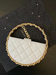 Chanel White Carry-On Bag - 16x16x3.5cm - 4