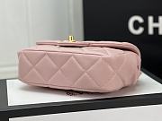 Chanel Small Flap Bag Lambskin & Gold-Tone Metal In Pink - 21x7x12cm - 5