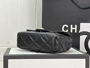 Chanel Small Flap Bag Lambskin & Gold-Tone Metal In Black - 21x7x12cm - 5