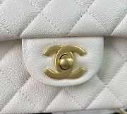 Chanel Classic White Caviar Top Handles - 20×14×7cm - 5