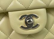 Chanel Classic Yellow Lambskin Top Handles - 20×14×7cm - 4