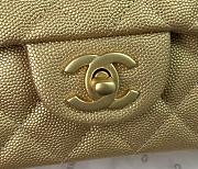 Chanel Classic Gold Caviar Top Handles - 20×14×7cm - 3