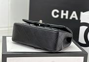 Chanel CF Black Lambskin Top Handles Light Gold Hardware - 21x13x8cm - 5