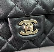 Chanel CF Black Lambskin Top Handles - 20×14×7cm - 3