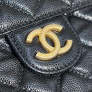 Chanel Hobo Black Caviar - 19x17x6cm - 3