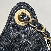 Chanel Hobo Black Caviar - 19x17x6cm - 4