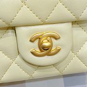 Chanel 23 Classic Citron Lambskin Bag  - 2