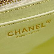 Chanel 23 Classic Citron Lambskin Bag  - 3