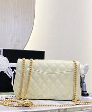 Chanel 23 Classic Citron Lambskin Bag  - 5