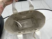 Chanel Small Deauville Tote Grey - 33x26x15.5cm - 4