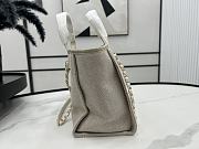 Chanel Small Deauville Tote Grey - 33x26x15.5cm - 3