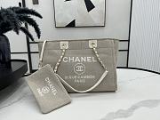 Chanel Small Deauville Tote Grey - 33x14.5x24cm - 4