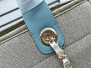 Chanel Small Deauville Tote Grey-Blue - 33x14.5x24cm - 3