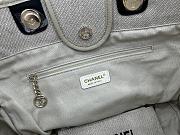 Chanel Deauville Tote Grey-Black Top Handles 38cm - 2