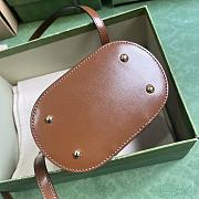 Gucci Mini Bamboo Brown Shoulder Bag - 15.5x13.5x4cm - 2