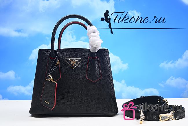 Prada Black Saffiano Tote 25cm - 1