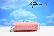 Chanel Leboy Pink Lambskin Quilted 25cm - 2