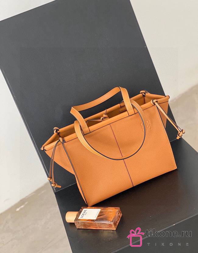 Loewe Square Brown Tote Bag - 32x23x15cm - 1