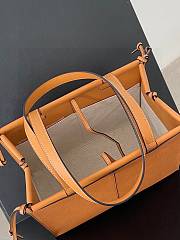 Loewe Square Brown Tote Bag - 32x23x15cm - 4