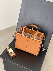 Loewe Square Brown Tote Bag - 32x23x15cm - 2