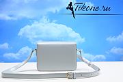 Celine Teen Triomphe Light Blue Handbag 19cm - 2